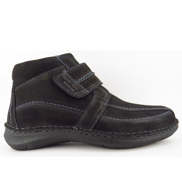 Josef Seibel Anvers 95 Klettstiefel schwarz