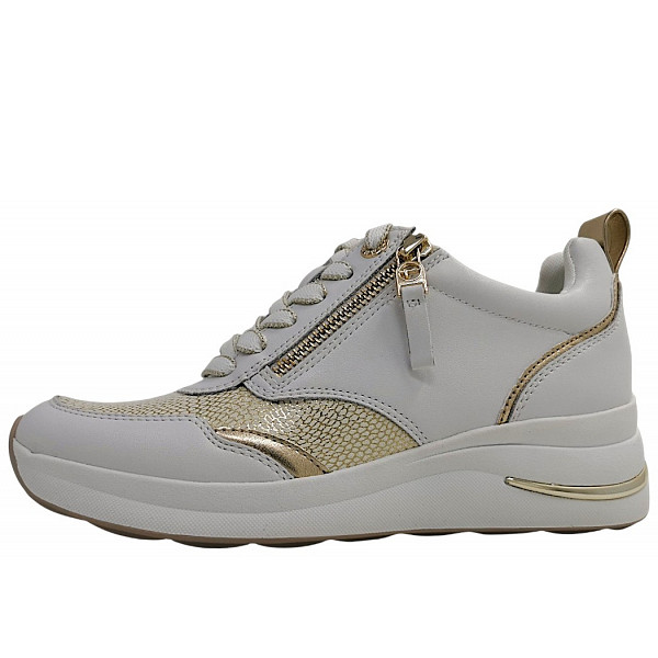 Tamaris Comfort sportlicher Schnürer white/gold 196