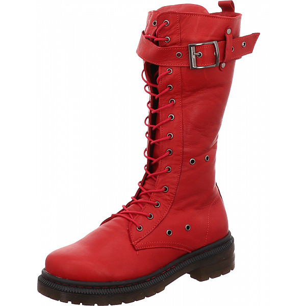 andrea conti Stiefel rot