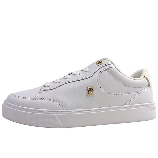Tommy Hilfiger Essential Chic Court Schnürer white YBS