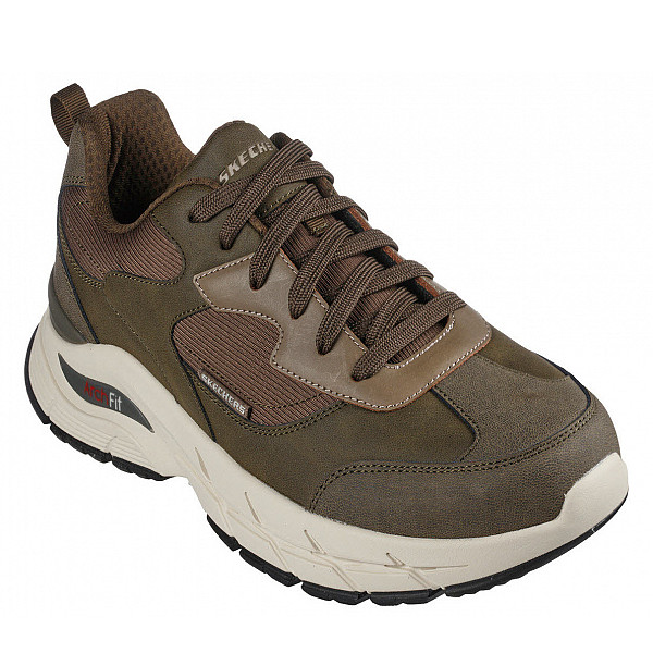 Skechers arch fit baxter-dwyer Schnürer grün-kombiniert