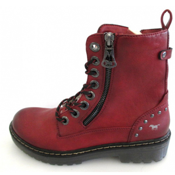 Mustang Stiefelette rot