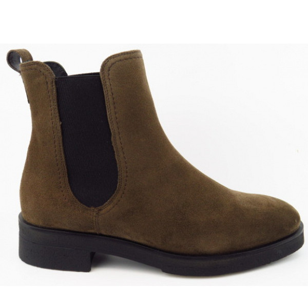 Paul Green Soft Nubuk earth Chelsea Boot 3 Braun