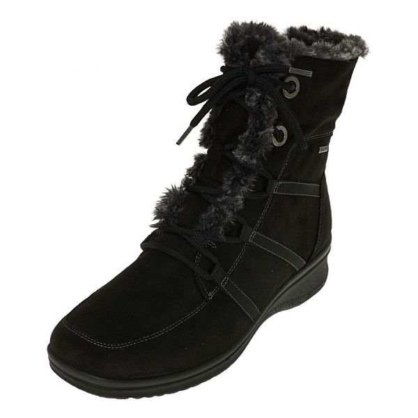 Ara MÜNCHEN Schnürstiefel 0 SCHWARZ,GRAPHIT