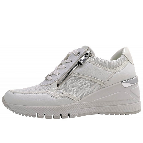 Marco Tozzi sportlicher Schnürer White 100