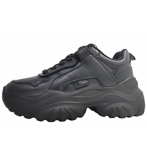 Buffalo sportlicher Schnürer black