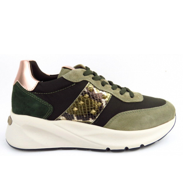 Nero Giardini Velour Sneaker low grün