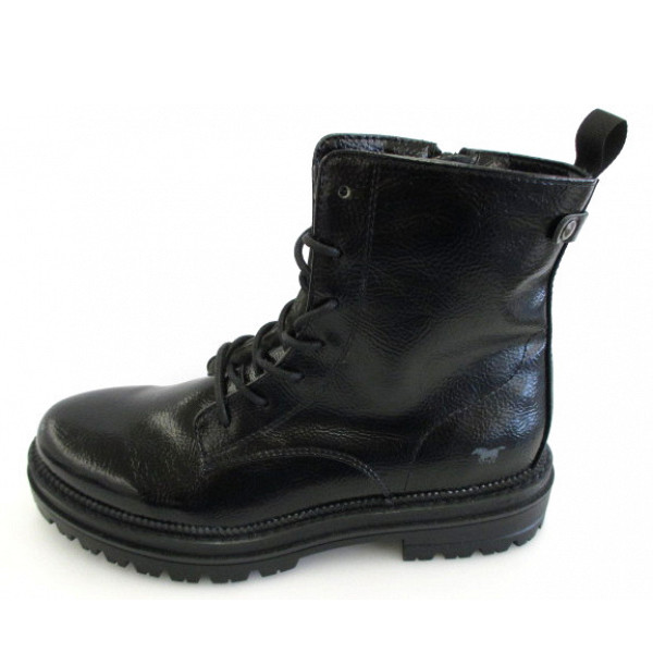 Mustang Schnürstiefel schwarz