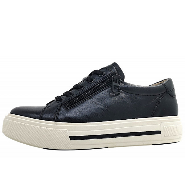 Caprice sportlicher Schnürer black nappa 022