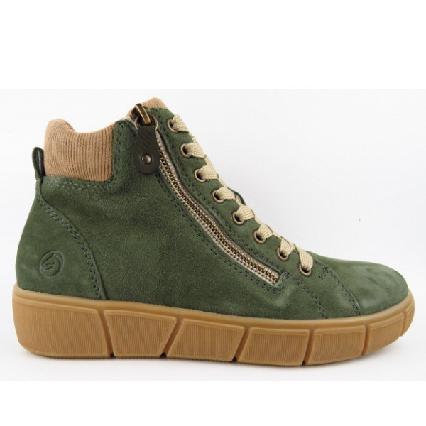 Remonte Warmfutter Stiefelette moor/lehm/forest