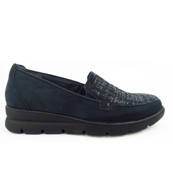 Waldläufer H-Bruni DENVER BUKLE notte Slipper 194 NOTTE