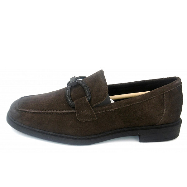 Marco Tozzi slipper Slipper dunkelbraun
