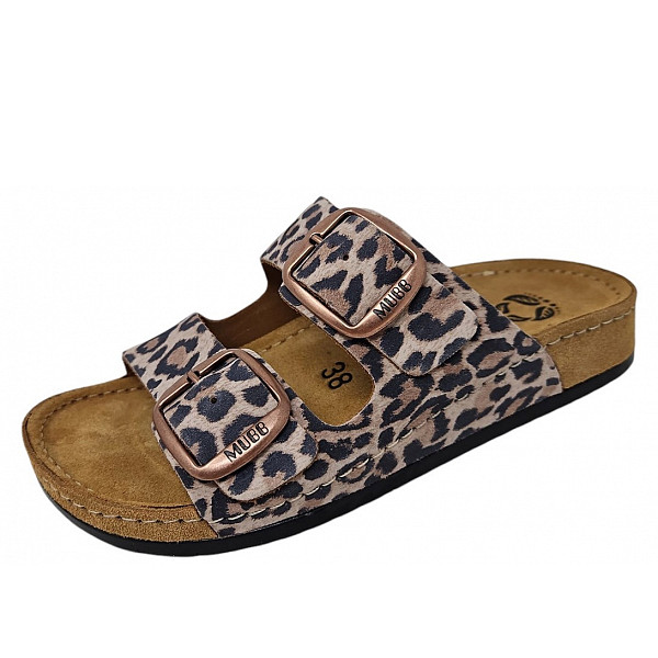 MUBB-Comfort Pantolette jaguar brown