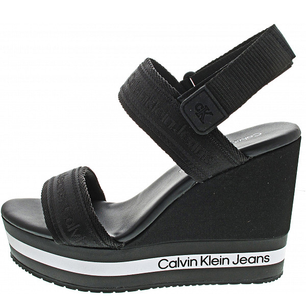 Calvin Klein Wedge Sandal Sling Pes Sandalette black