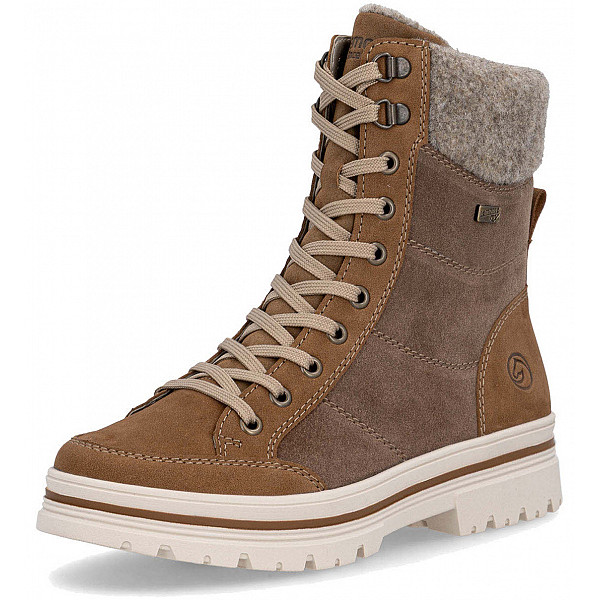 Remonte damen schnürstiefel Stiefel braun
