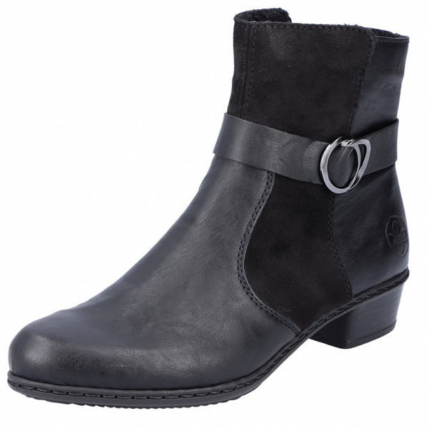 Rieker Stiefelette schwarz schwarz