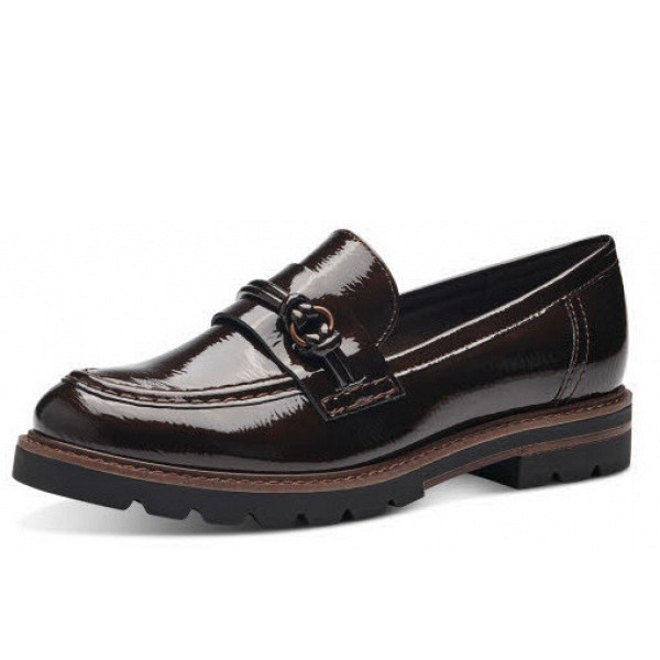 Marco Tozzi slippermodel 2470441 Slipper dunkelbraun