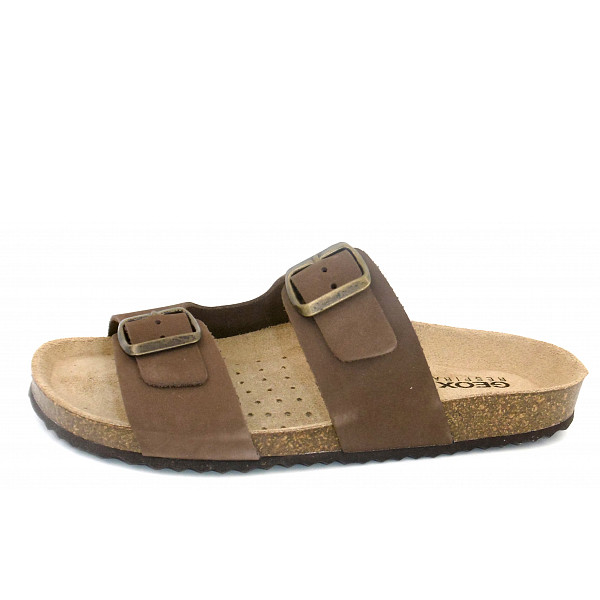 Geox d brionia l-nbk lea Pantolette braun