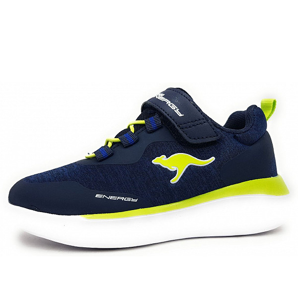 KangaRoos KQ-Unique EV Klettschuh 4054 navy/ lime