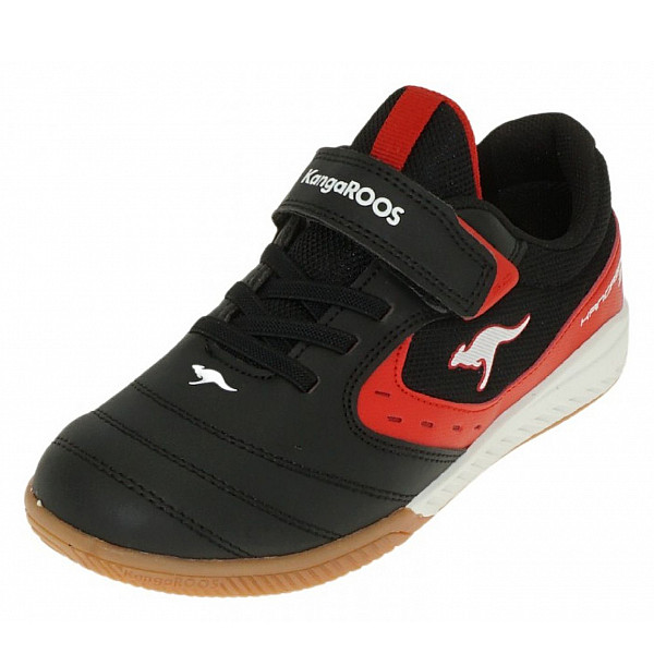 KangaRoos K5-Court EV Sneaker jet black/fiery red