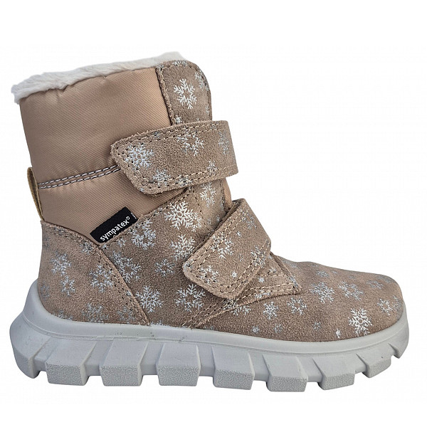Richter Veloure crepe Klettstiefel CREPE(PRI.SNOWFLAKE)