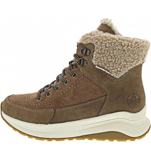 Rieker Schnürstiefel wood-sattel-lehm
