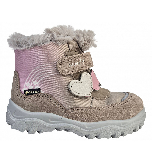 Superfit HUSKY Klettstiefel BEIGE/ROSA