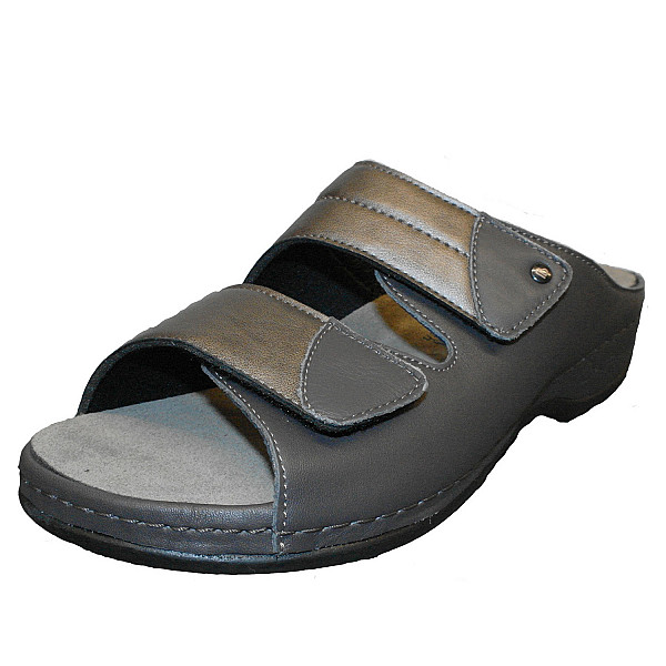 Berkemann Pantolette altbronze/metallgrau