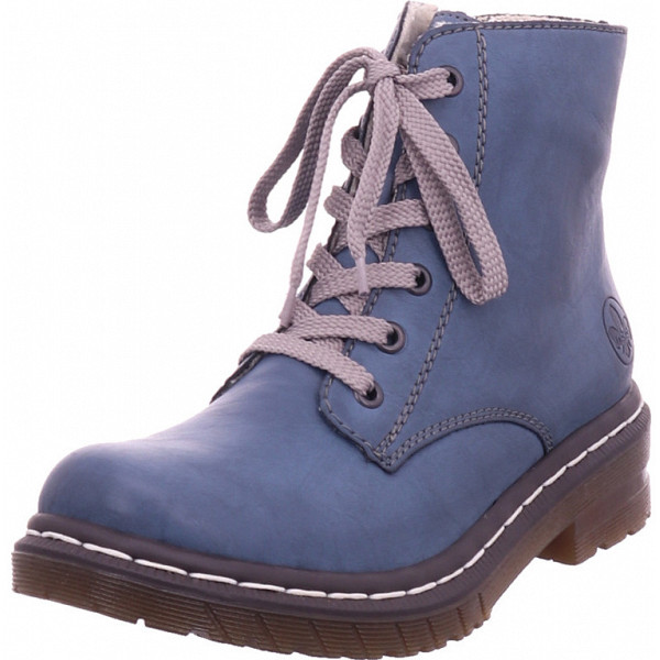 Rieker HWK Damen Stiefel Stiefel blau