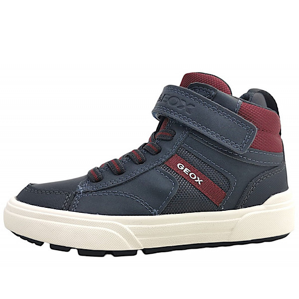 Geox J Weemble B. A Schnürstiefel C4335 navy/bordeaux