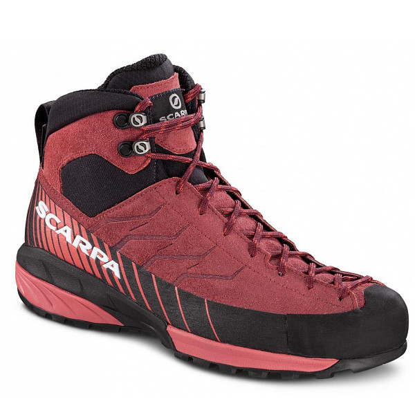 Scarpa Mescalito Mid GTX WMN Wanderstiefel brown rose/red