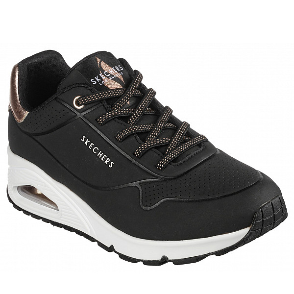 Skechers sportlicher Schnürer black