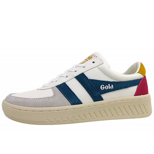 Gola Grandslam Trident Sneaker White/ Peacock/ Sun