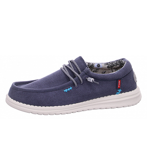 Fusion Slipper washed canvas navy