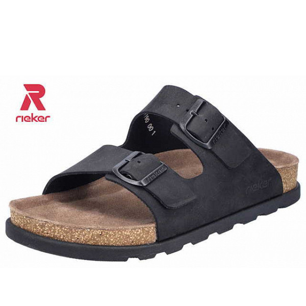 Rieker Pantolette schwarz