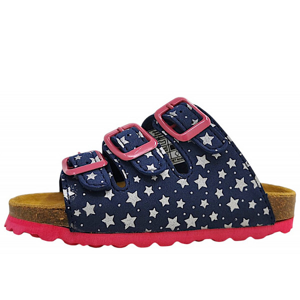 Jane Klain Pantolette blue/pink