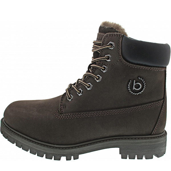 Bugatti Poleman Schnürstiefel dark brown