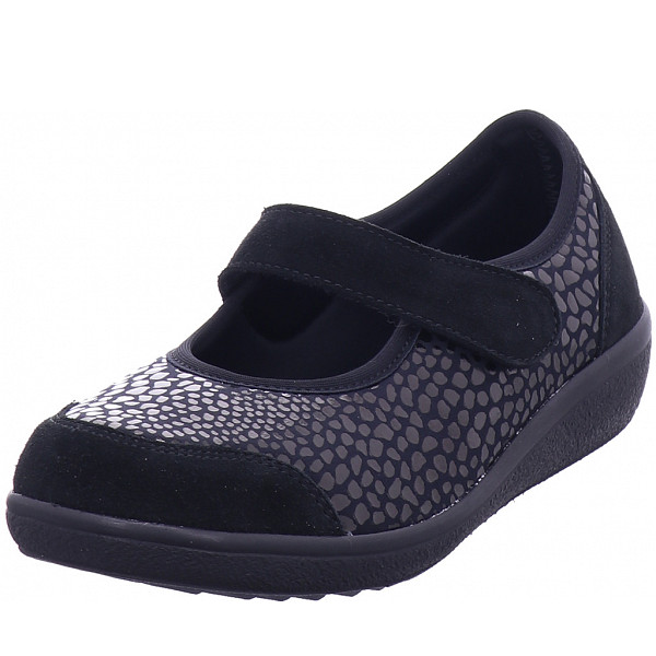 Varomed sevilla schwarz Slipper schwarz