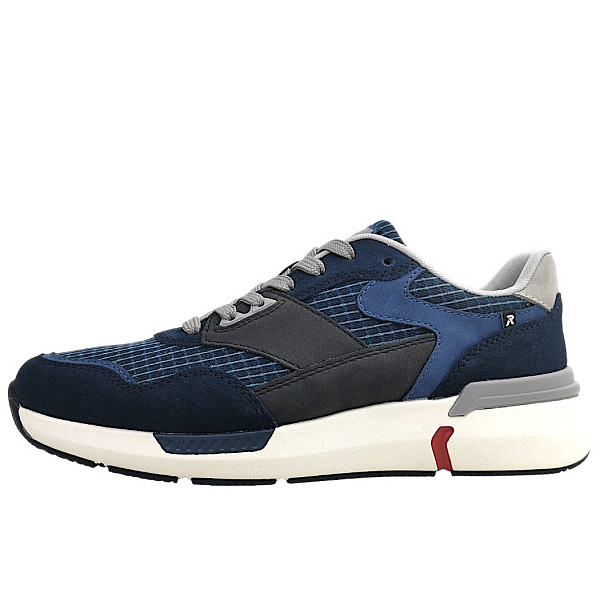 Rieker sportlicher Schnürer pazifik/jeans 14