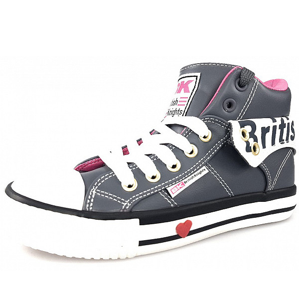 British Knights Roco Sneaker high dark grey/ fuchsia