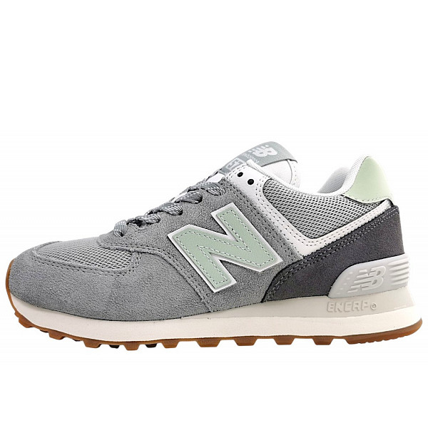 New Balance W574 Sneaker lone star grey/bayberry