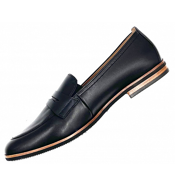 Gabor Foulardcalf schwarz Slipper schwarz (cognac)