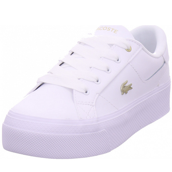 Lacoste ziane platform Schnürschuhe weiß