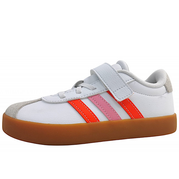 adidas VL COURT 3.0 EL C Sneaker low white/red/pink