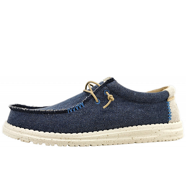 Hey Dude Wally Coastline Jute Slipper 410- Navy