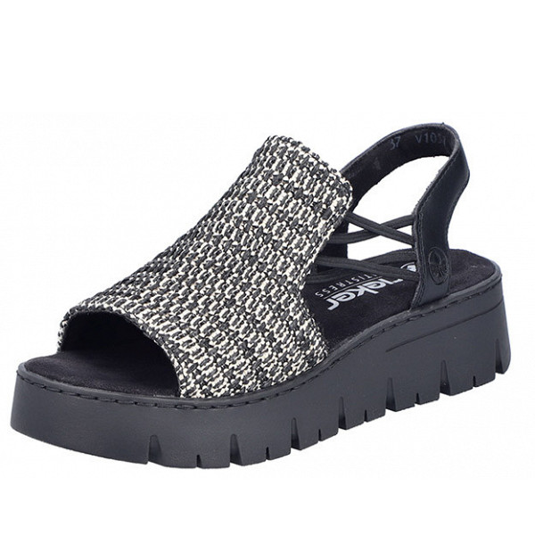 Rieker Sandalette schwarz