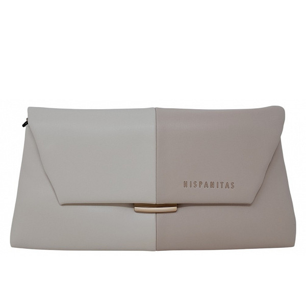 Hispanitas Bolsos Covent clutch latte taupe