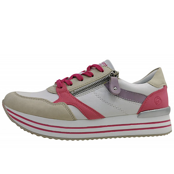 Remonte Schnürer weiss/pink 83