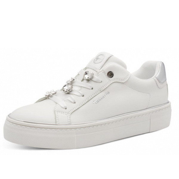 Tamaris schnürer Sneaker weiß
