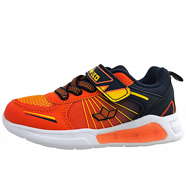 Lico Blinky Boy Laufschuh orange/marine/gelb 3059